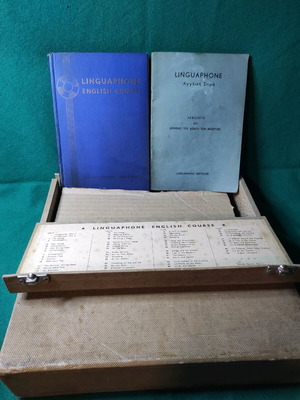 Linguaphone English learning system used with records and books