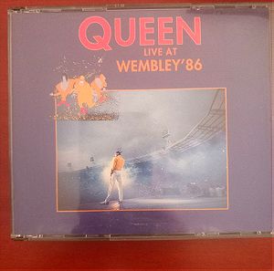 QUEEN LIVE AT WEMBLEY '86 αυθεντικό CD.