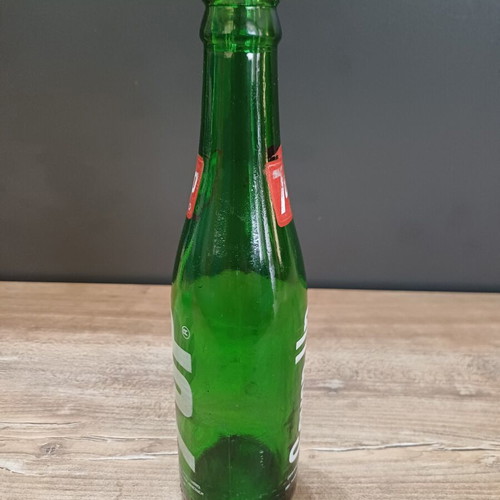 7UP soda bottle used, 250ml, Greek bottling