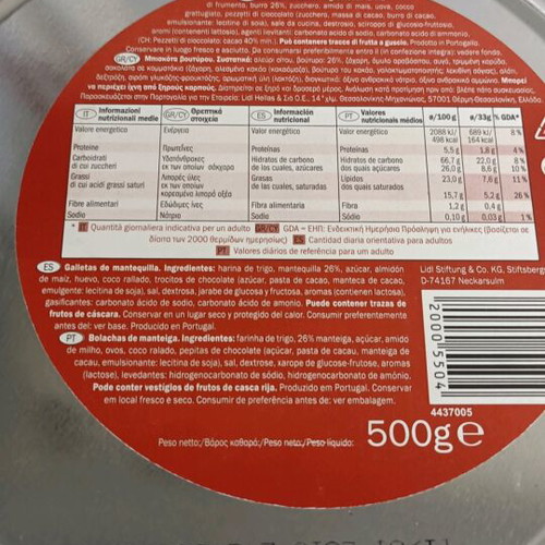 Sonday butter cookies metal tin used