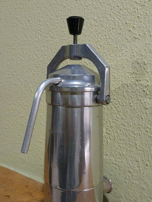Espresso coffee maker antique used, Hungarian made 1960-70
