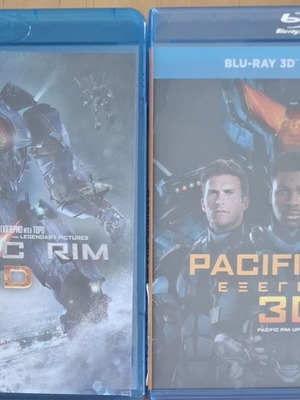 Pacific Rim 3D Blu-ray set like new with Greek subtitles
