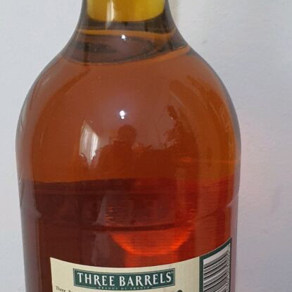 Three Barrels VSOP Brandy bottle 1 liter new