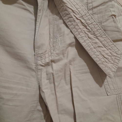 Crop pants refurbished, beige, size M 38 10