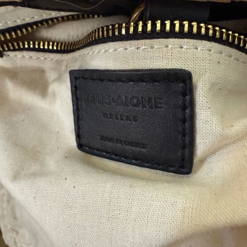 Zeus + Dione Handbag new, straw with leather details