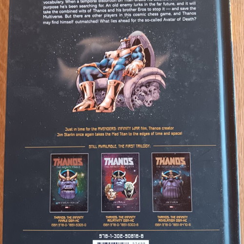Thanos The Infinity Siblings Marvel hardcover graphic novel like new