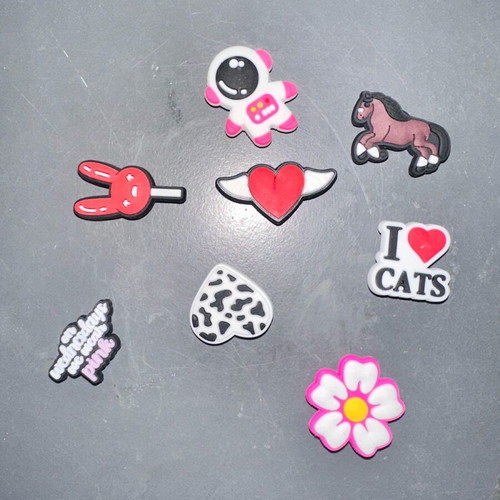 Charms for Crocs like new, set of 8 pieces