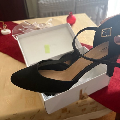About you black pumps new size 39 with 7 cm heel
