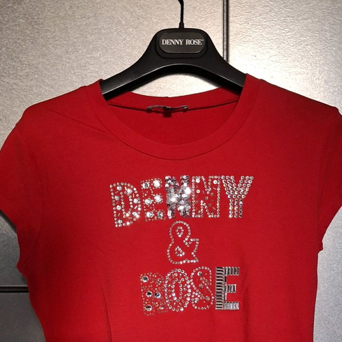 Denny Rose short-sleeve blouse red like new size M
