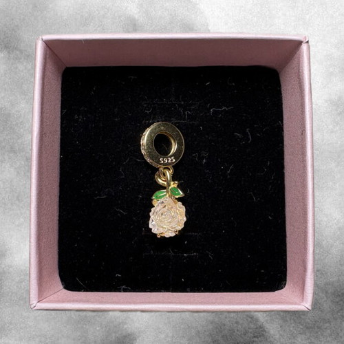 Golden Blossom Charm like new, gold and silver