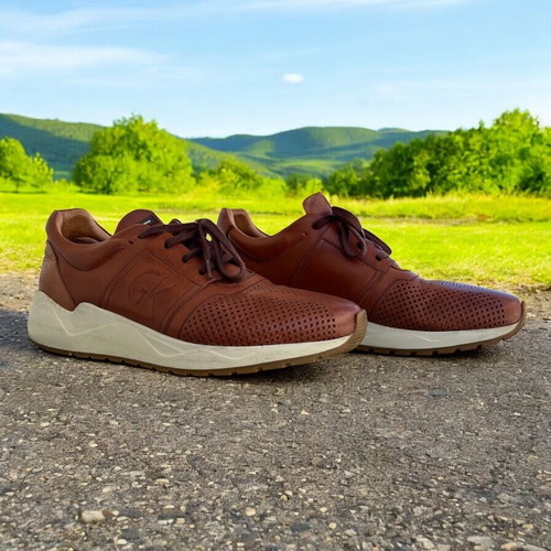 Gianna Kazakou leather shoes used, brown, size 44