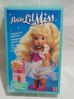 Vintage κούκλα Little Lil Miss ξανθιά Mattel σφραγισμένη