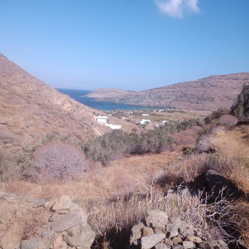 Land with Cell in Sykamia Serifos 2275 sqm Sea View