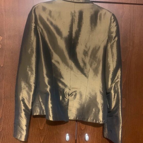 Jacket bronze taffeta like new, gold color size S
