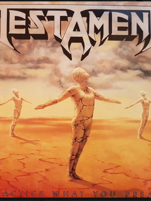Testament Practice What You Preach βινύλιο LP άλμπουμ σαν καινούργιο