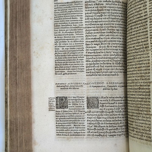 Διονύσιος ο Αλικαρνασσεύς Άπαντα 1691 μεταχειρισμένο, ελληνικά και λατινικά