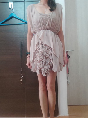 H&M dress dusty pink size 38 like new