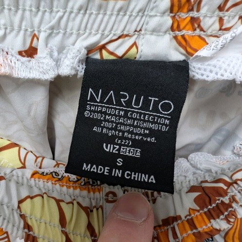 Naruto Shippuden Collection shorts used vintage from 2002