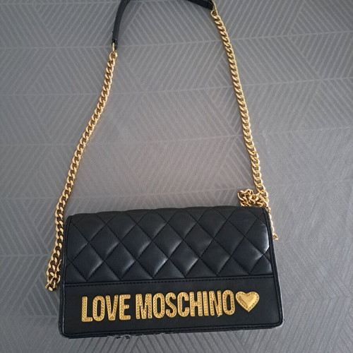 Love Moschino shoulder bag used, worn on edges
