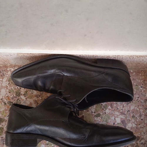 Men's shoes used size 43 black scarponi