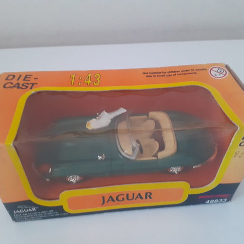 Jaguar 1:43 diecast model new, sealed packaging