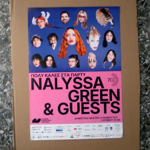 Nalyssa Green & Guests concert poster at Lycabettus Theater new