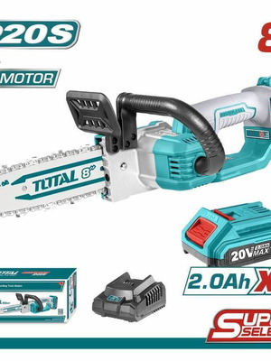 Total Κλαδευτικό Αλυσοπρίονο Μπαταρίας 20V με Λάμα 20cm και Μπαταρία