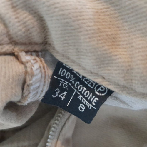Boys' pants 8 years like new, 100% cotton beige