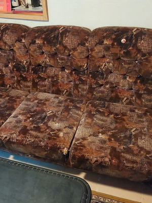 Corner sofa 160/280 used, spring mattress, soft upholstery