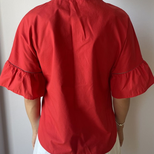 Koton summer blouse 100% cotton new, red, size S