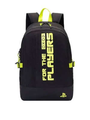Playstation For The Players backpack used, black and green