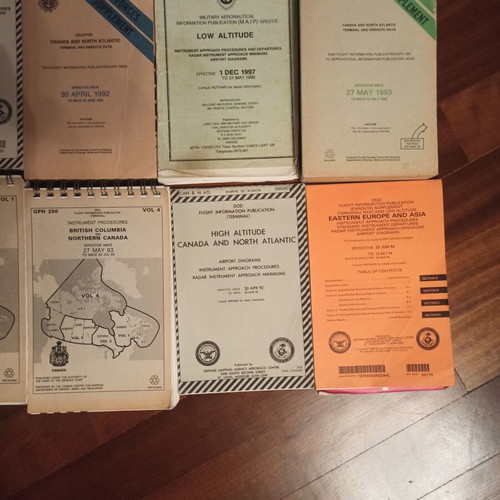 DoD Flight Information Publications FLIPs collection used, 26 pieces