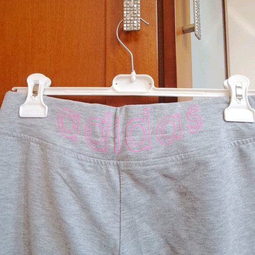 Adidas women's gray tracksuit used, size M, vintage