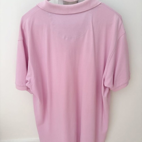Navy & Green men's polo shirt XXL like new, pink multicolor