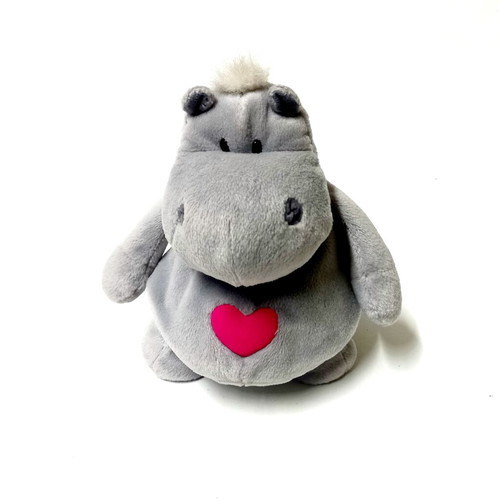 NICI Bud Belly Hippo plush like new with zipper and baby