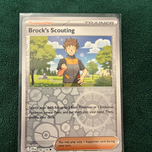 Pokemon TCG Brock card new