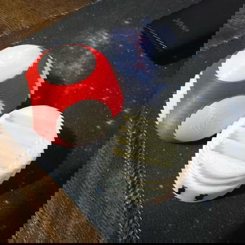 Θήκη Super Mario Μανιτάρι για Παιχνίδια Nintendo Switch καινούργια, κόκκινη