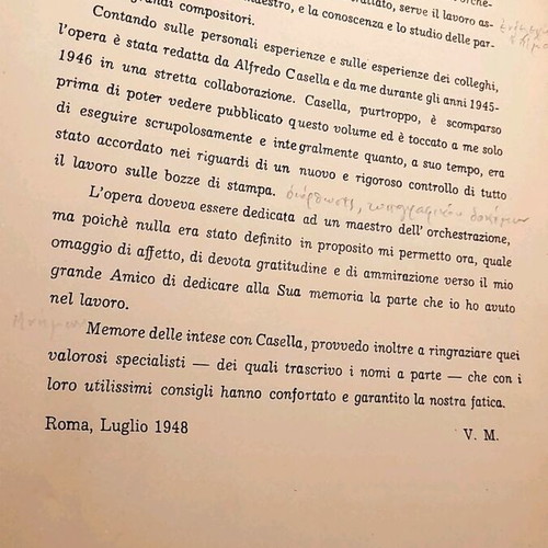 La Tecnica Dell'Orchestra Contemporanea book like new, Italian