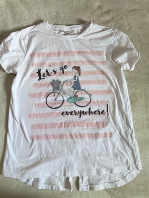 Girls Zara tshirt 9-10 years 140 cm like new, white and colorful
