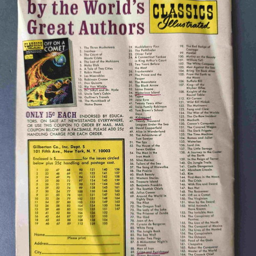 Classics Illustrated 77 The Iliad used