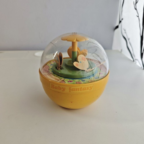 Vintage Sankyo Baby Fantasy Musical Carousel 1991 used