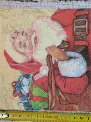 Decoupage Christmas napkins new