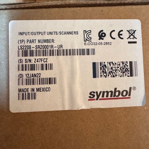 Zebra Symbol LS2208 Handheld Wired Scanner new with 1D Barcode Reading