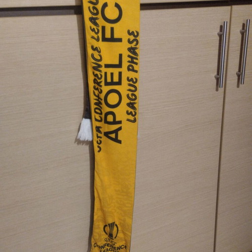 Apoel Collectible Scarf 2024-25 League Phase New Authentic