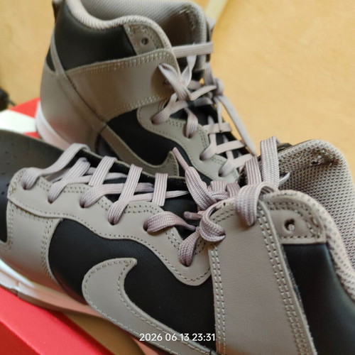 Nike Dunk High sneakers size 42 new, black and grey