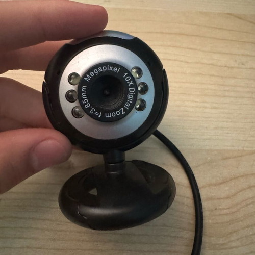 Web Camera USB with Microphone and Night Vision LED used for PC/Laptop