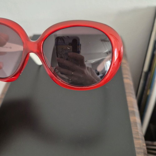 Rayban Junior RJ9043S sunglasses like new, white and red