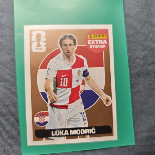 Extra sticker Modric bronze authentic Panini new
