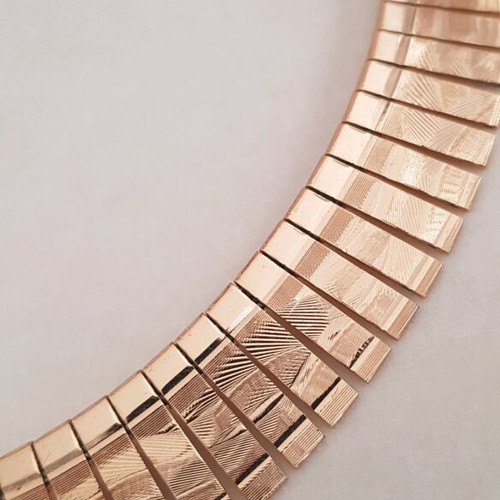 Cleopatra style necklace vintage used, length 43 cm