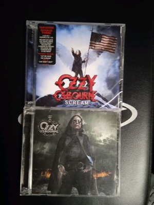 Ozzy Osbourne Tour edition διπλά CD σαν καινούργια, Scream & Black Rain